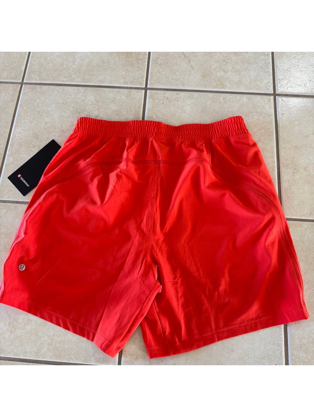 Lululemon Men’s Size L Pace Breaker Short 7” Linerless Cherry Ember NWT